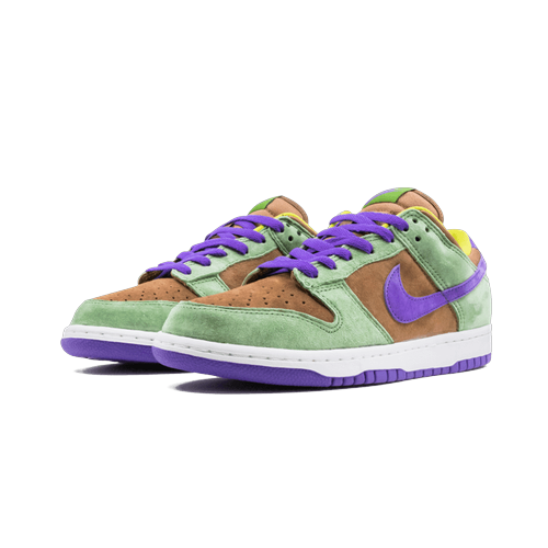 Nike Dunk Low Veneer Verdes y Moradas